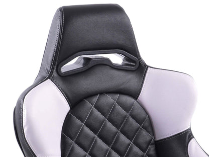 FK Sportsitze Auto Halbschalensitze Set Las Vegas in Motorsport-Optik mit Steppung