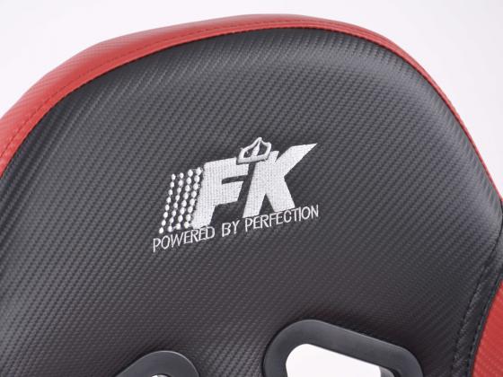 FK Sportsitze Auto Halbschalensitze Set Spacelook Carbon in Motorsport-Optik