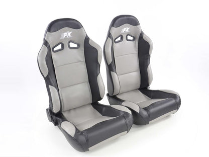 FK Sportsitze Auto Halbschalensitze Set Spacelook Carbon in Motorsport-Optik