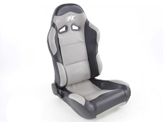 FK Sportsitze Auto Halbschalensitze Set Spacelook Carbon in Motorsport-Optik