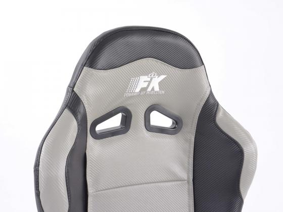 FK Sportsitze Auto Halbschalensitze Set Spacelook Carbon in Motorsport-Optik