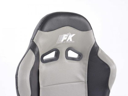 FK Sportsitze Auto Halbschalensitze Set Spacelook Carbon in Motorsport-Optik