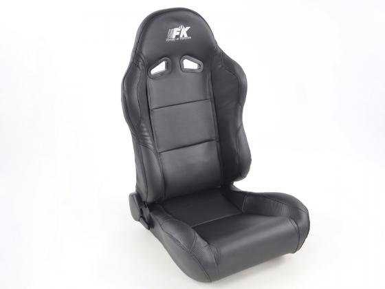 FK Sportsitze Auto Halbschalensitze Set Spacelook Carbon in Motorsport-Optik