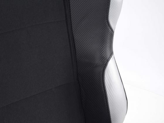 FK Sportsitze Auto Halbschalensitze Set Spacelook Carbon in Motorsport-Optik