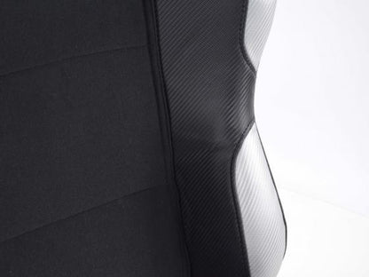 FK Sportsitze Auto Halbschalensitze Set Spacelook Carbon in Motorsport-Optik