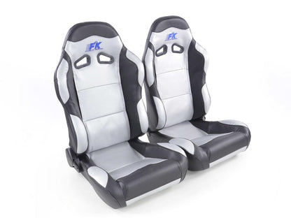 FK Sportsitze Auto Halbschalensitze Set Spacelook Carbon in Motorsport-Optik
