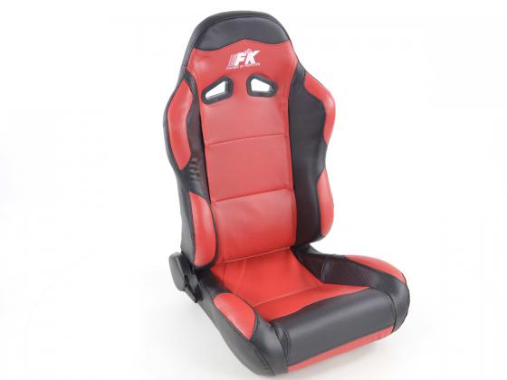 FK Sportsitze Auto Halbschalensitze Set Spacelook Carbon in Motorsport-Optik