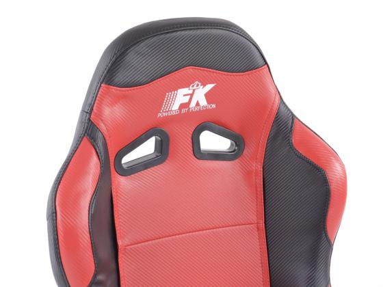 FK Sportsitze Auto Halbschalensitze Set Spacelook Carbon in Motorsport-Optik