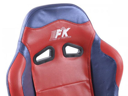 FK Sportsitze Auto Halbschalensitze Set Spacelook Carbon in Motorsport-Optik