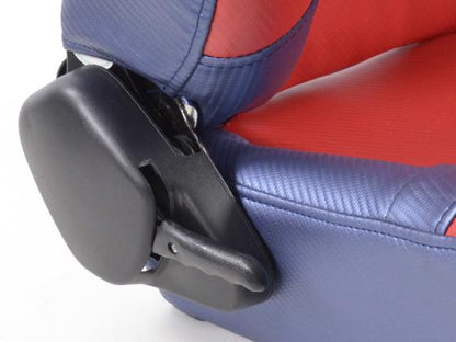FK Sportsitze Auto Halbschalensitze Set Spacelook Carbon in Motorsport-Optik