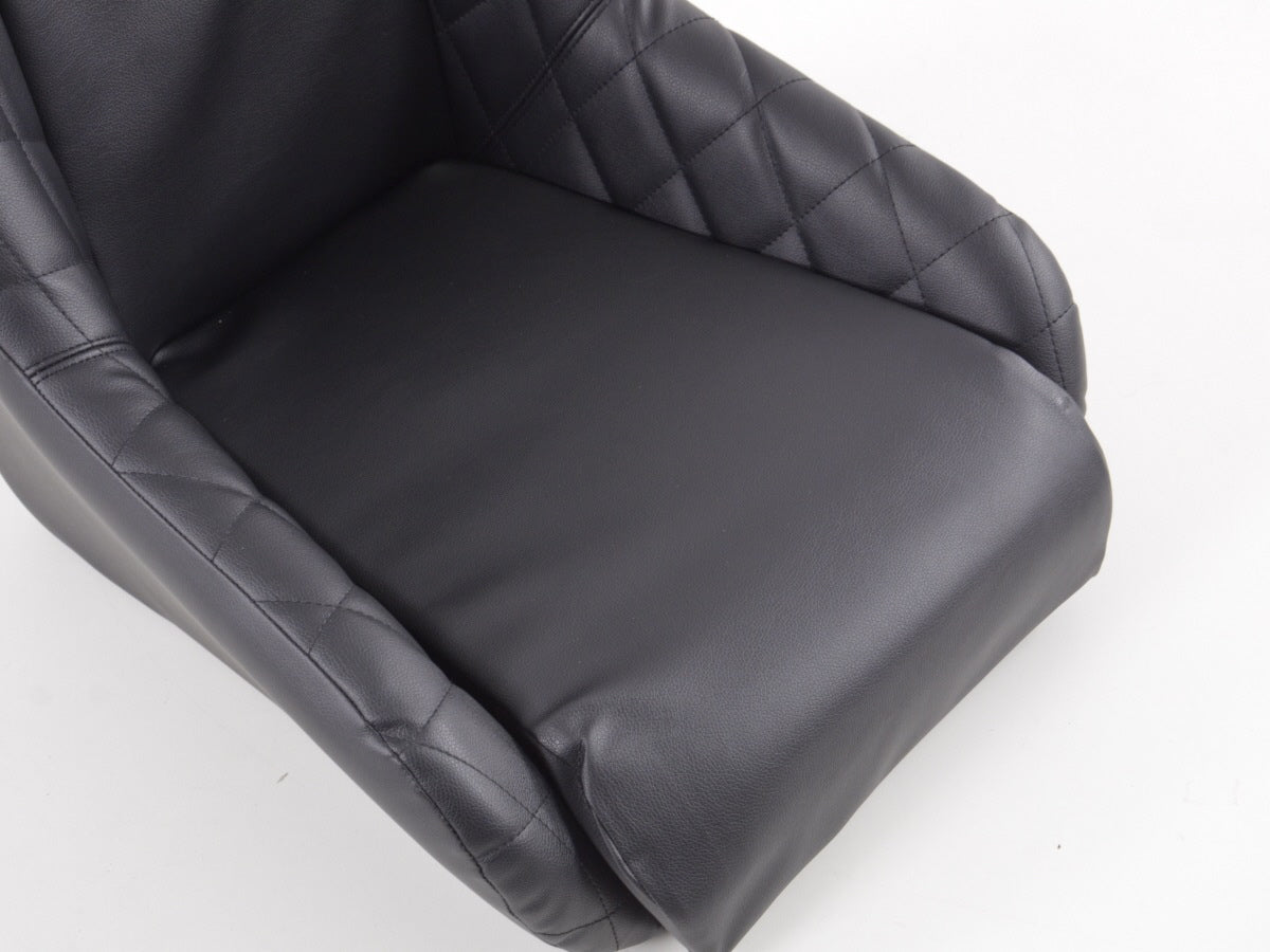 FK Oldtimersitze Auto Vollschalensitze Set im Retro-Look schwarz