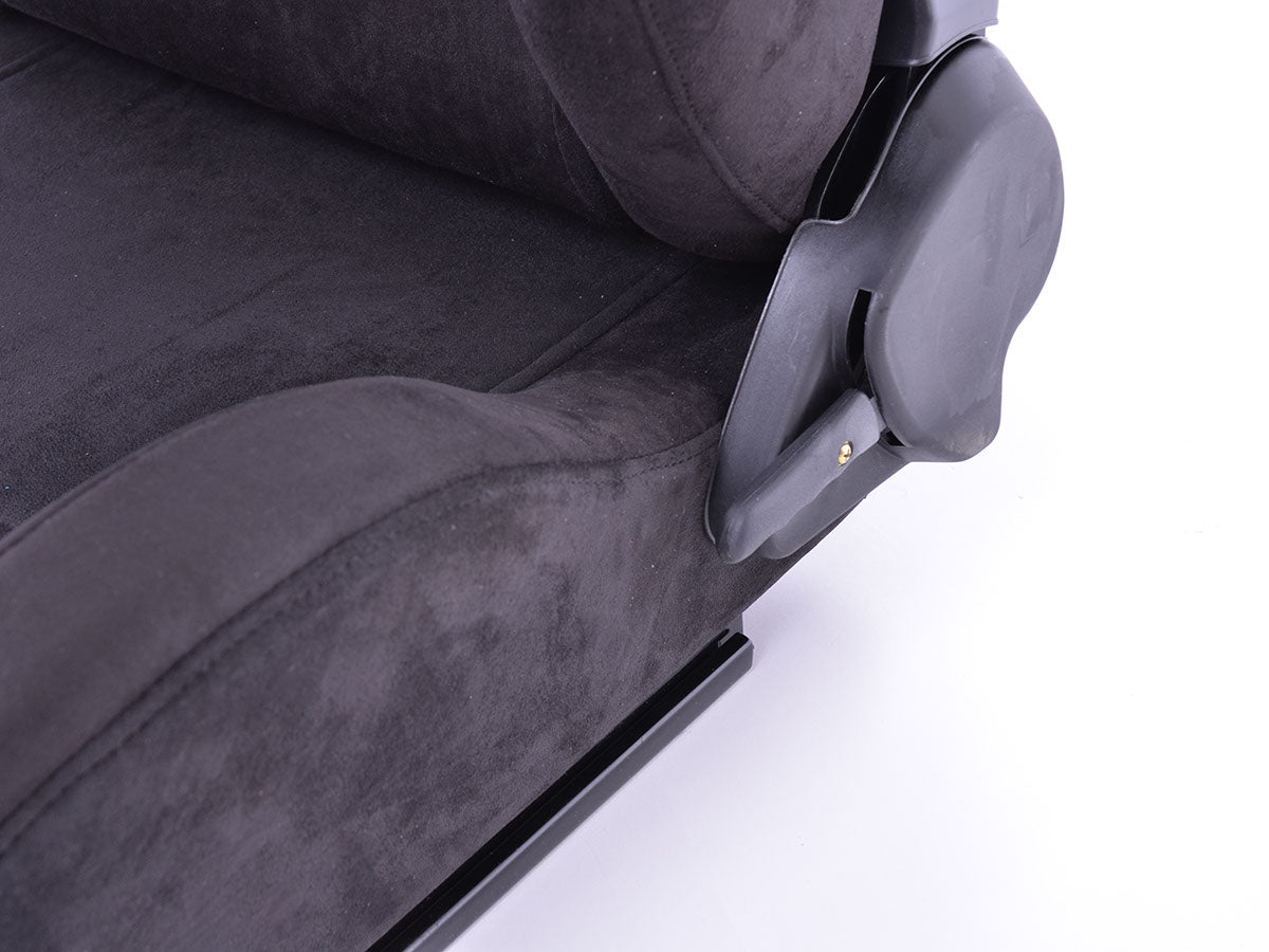 FK Sportsitze Auto Halbschalensitze Set Leipzig Velourkunstleder schwarz