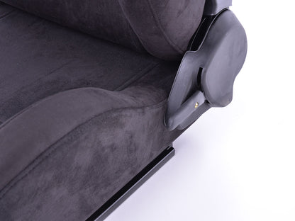 FK Sportsitze Auto Halbschalensitze Set Leipzig Velourkunstleder schwarz