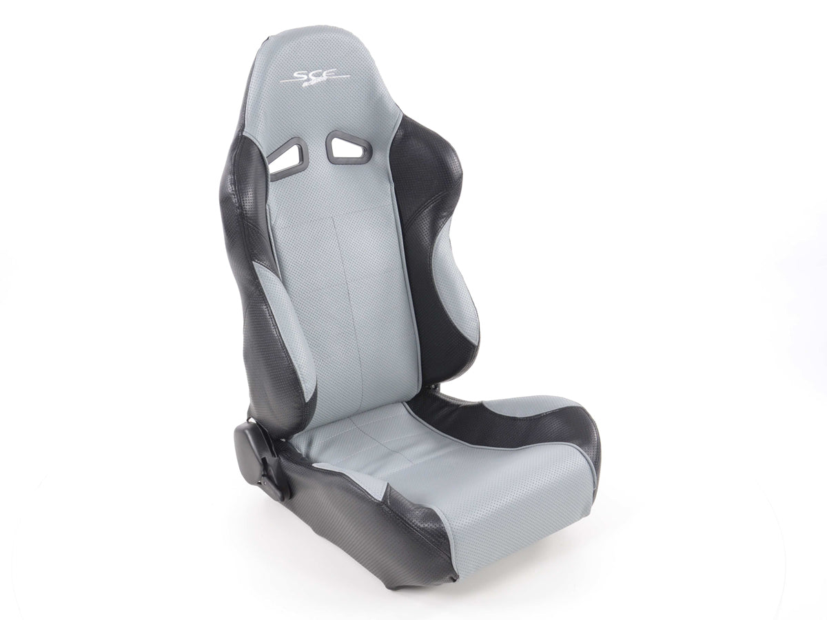 FK Sportsitze Auto Halbschalensitze Set SCE-Sportive 2 Kunstleder grau/schwarz