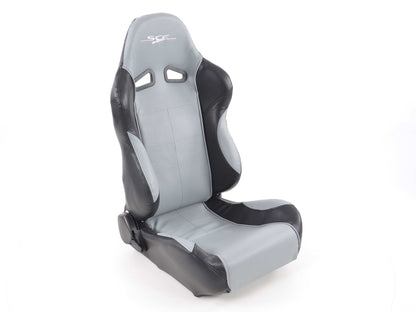 FK Sportsitze Auto Halbschalensitze Set SCE-Sportive 2 Kunstleder grau/schwarz