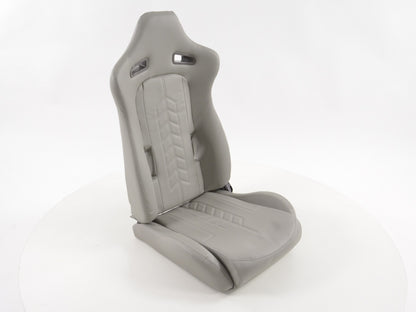 FK Sportsitze Auto Halbschalensitze Set Kunstleder grau