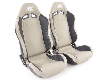 FK Sportsitze Auto Halbschalensitze Set Speed in Motorsport-Optik