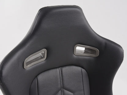 FK Sportsitze Auto Halbschalensitze Set Kunstleder schwarz mit Sitzheizung