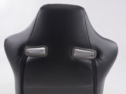FK Sportsitze Auto Halbschalensitze Set Kunstleder schwarz mit Sitzheizung