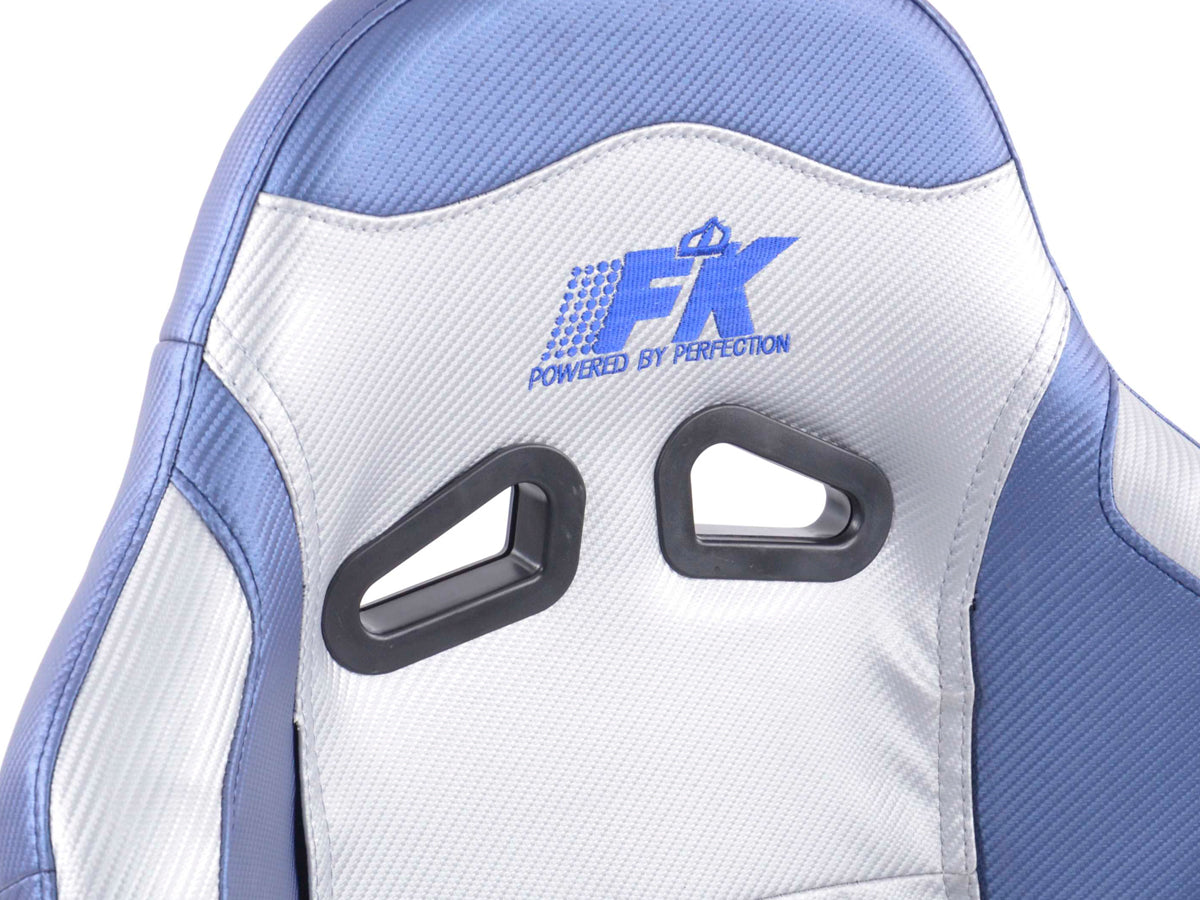 FK Sportsitze Auto Halbschalensitze Set Spacelook Carbon in Motorsport-Optik