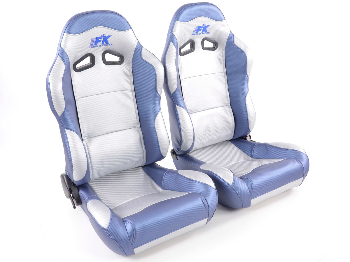 FK Sportsitze Auto Halbschalensitze Set Spacelook Carbon in Motorsport-Optik