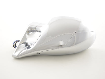 Außenspiegel Sportspiegel Set N-Look 4-polig verstellbar mit Chrom-Blende chrom Linkslenker