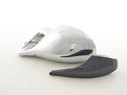 Außenspiegel Sportspiegel Set N-Look 4-polig verstellbar mit Chrom-Blende chrom Linkslenker