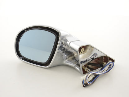 Außenspiegel Sportspiegel Set N-Look 4-polig verstellbar mit Chrom-Blende chrom Linkslenker