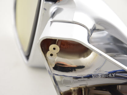 Außenspiegel Sportspiegel Set N-Look 4-polig verstellbar mit Chrom-Blende chrom Linkslenker