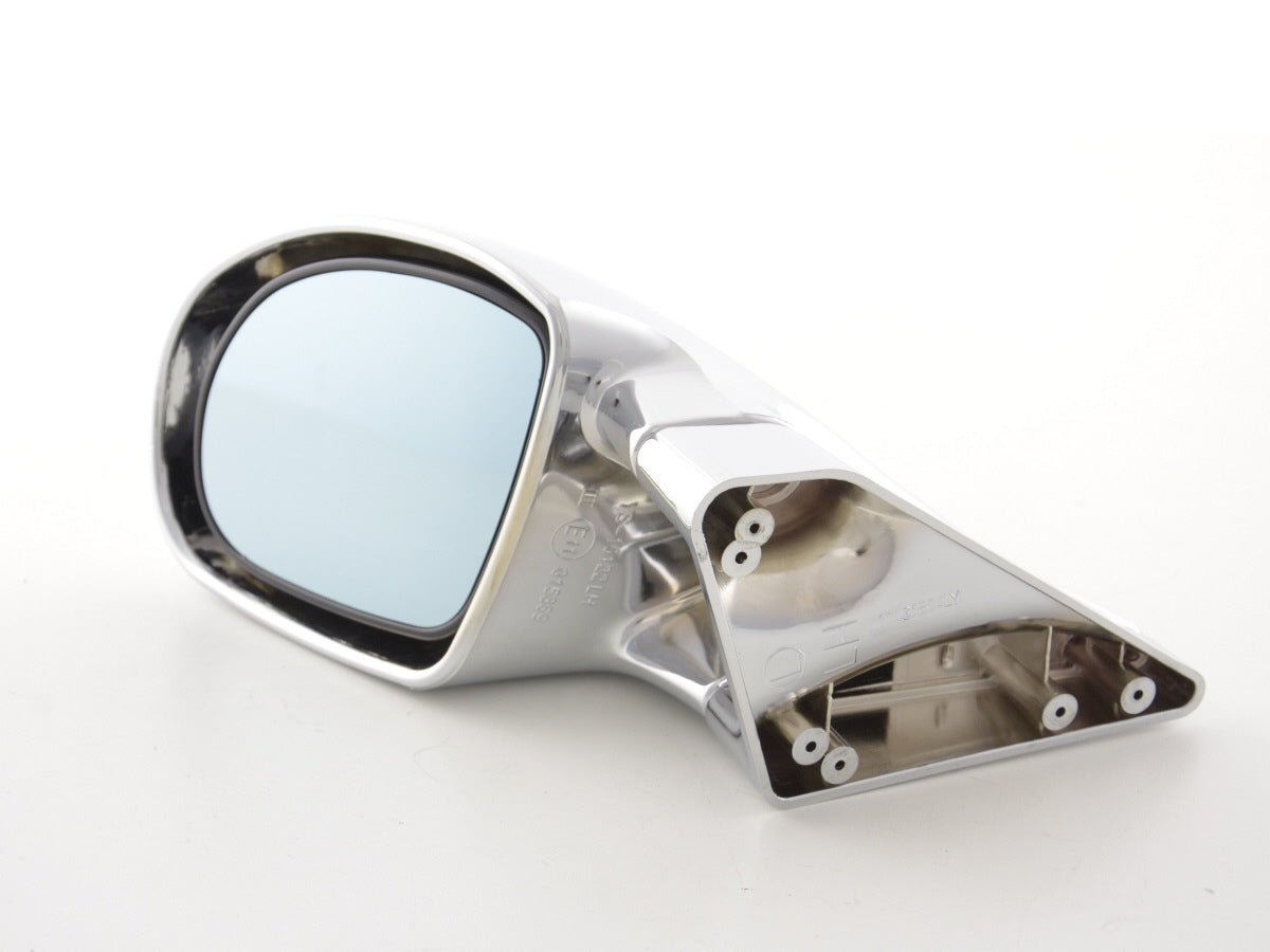 Außenspiegel Sportspiegel Set Speed-Look manuell verstellbar mit Chrom-Blende chrom Linkslenker
