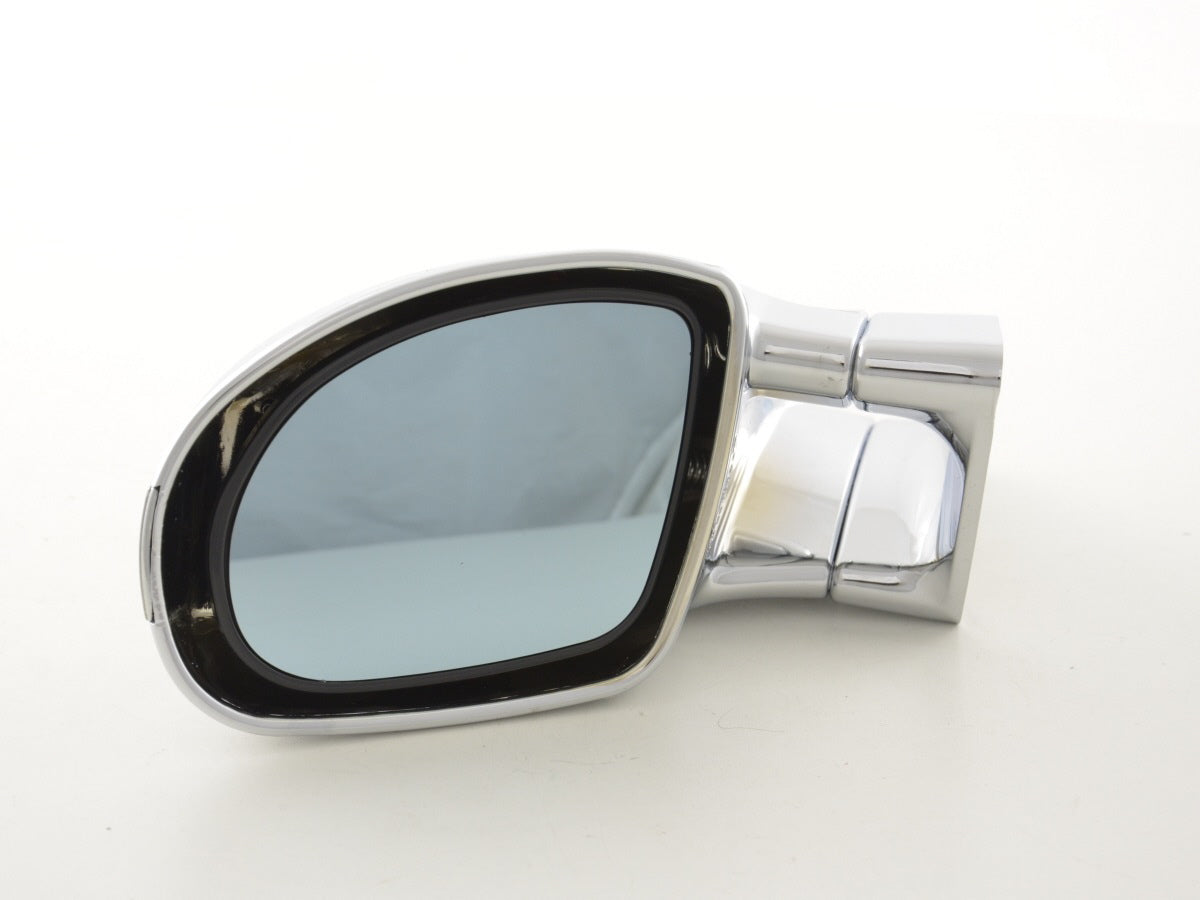 Außenspiegel Sportspiegel Set Speed-Look manuell verstellbar mit Chrom-Blende chrom Linkslenker