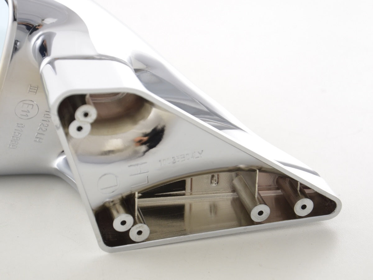 Außenspiegel Sportspiegel Set Speed-Look manuell verstellbar mit Chrom-Blende chrom Linkslenker