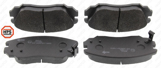 MAPCO Bremsbelagsatz, Scheibenbremse Vorderachse  6858HPS