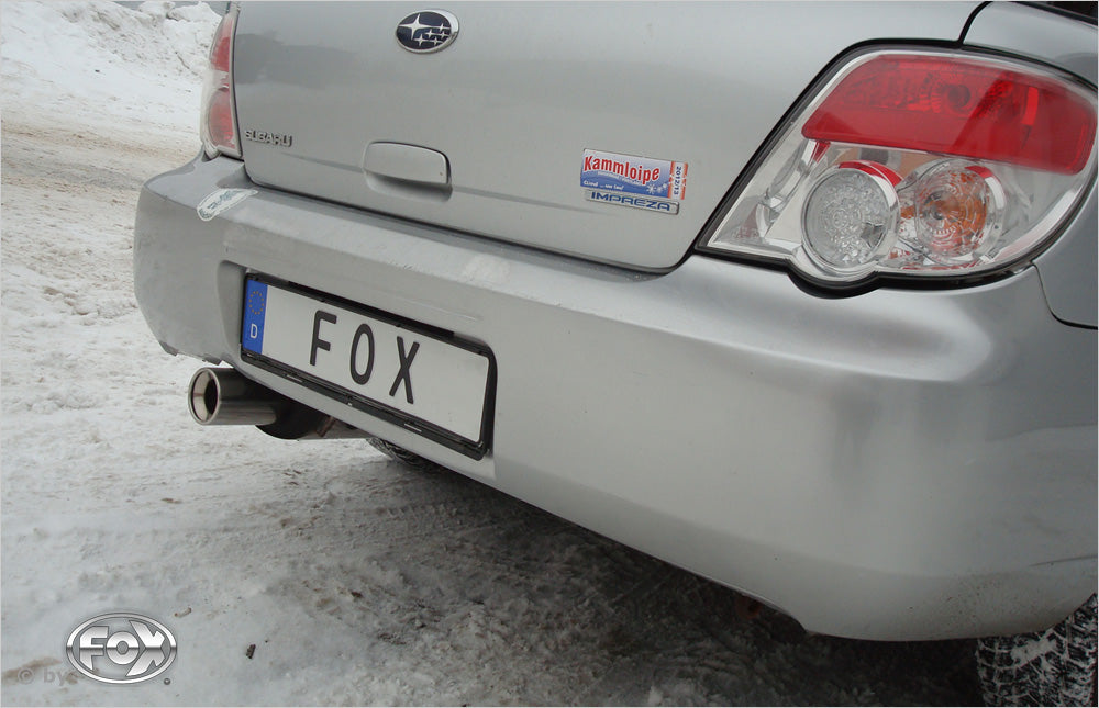 FOX Subaru Impreza GD/ GG - Stufenheck/ Kombi Endschalldämpfer - 1x100 Typ 13