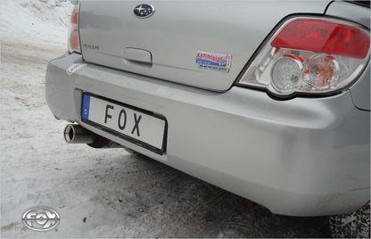 FOX Subaru Impreza GD/ GG - Stufenheck/ Kombi Endschalldämpfer - 1x100 Typ 13