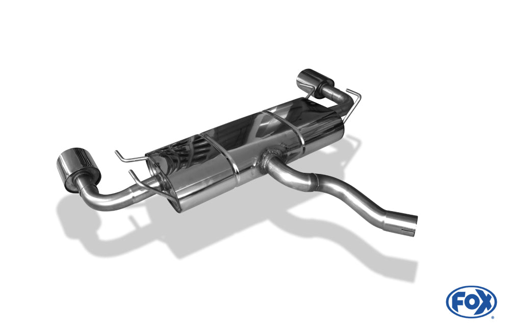 FOX Subaru Impreza GR AWD - Schrägheck Endschalldämpfer quer Ausgang rechts/links - 115x85 Typ 32 rechts/links