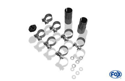 FOX Subaru Impreza GR AWD - Schrägheck Endschalldämpfer quer Ausgang rechts/links - 115x85 Typ 32 rechts/links