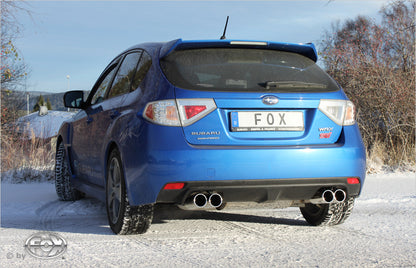 FOX Subaru Impreza GRF 4x4 - WRX Endschalldämpfer quer Ausgang rechts/links - 2x100 Typ 12 rechts/links