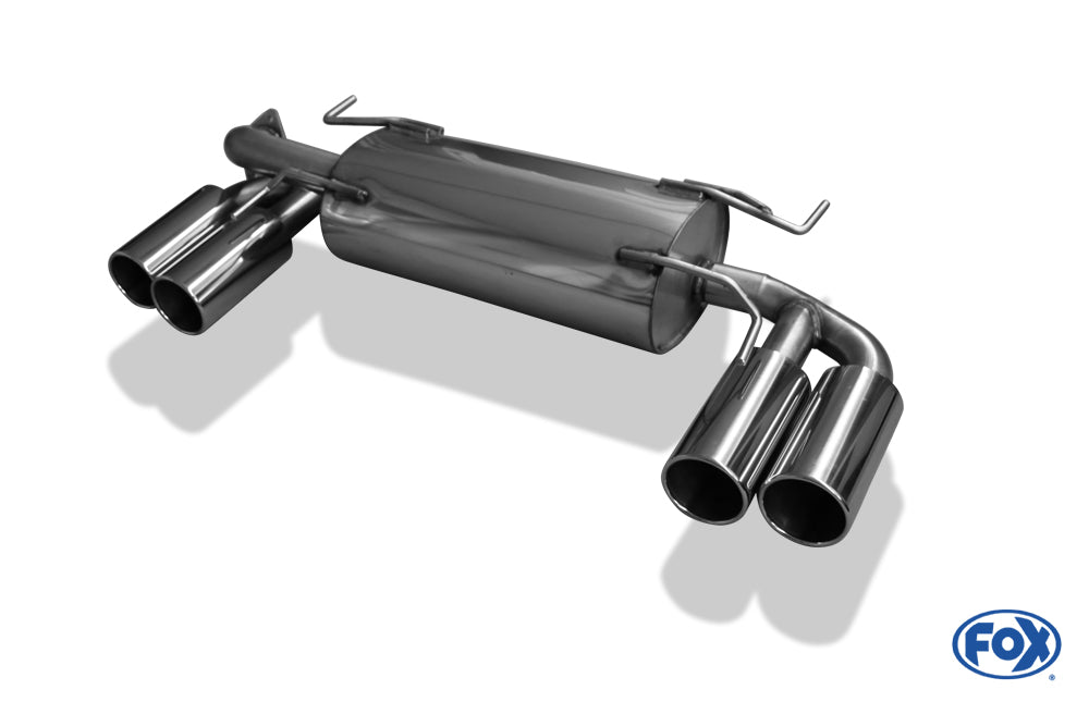 FOX Subaru Impreza GRF 4x4 - WRX Endschalldämpfer quer Ausgang rechts/links - 2x100 Typ 12 rechts/links