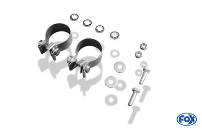 FOX Subaru Impreza GRF 4x4 - WRX Endschalldämpfer quer Ausgang rechts/links - 2x100 Typ 12 rechts/links