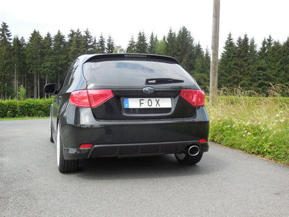 FOX Subaru Impreza GHD Schrägheck Endschalldämpfer quer rechts - 129x106 Typ 32