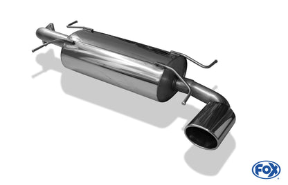 FOX Subaru Impreza GHD Schrägheck Endschalldämpfer quer rechts - 129x106 Typ 32