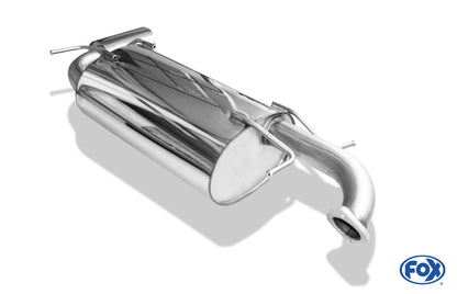 FOX Subaru Impreza GHD Schrägheck Endschalldämpfer quer rechts - 129x106 Typ 32