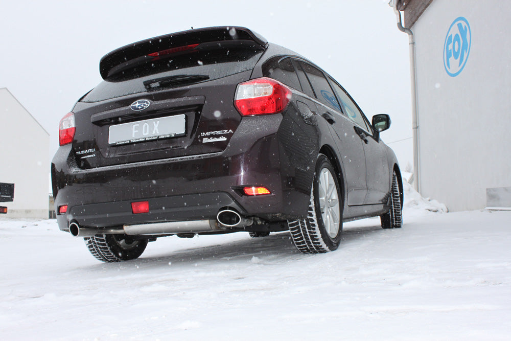 FOX Subaru Impreza GP 4x4 Endschalldämpfer quer Ausgang rechts/links - 115x85 Typ 38 rechts/links