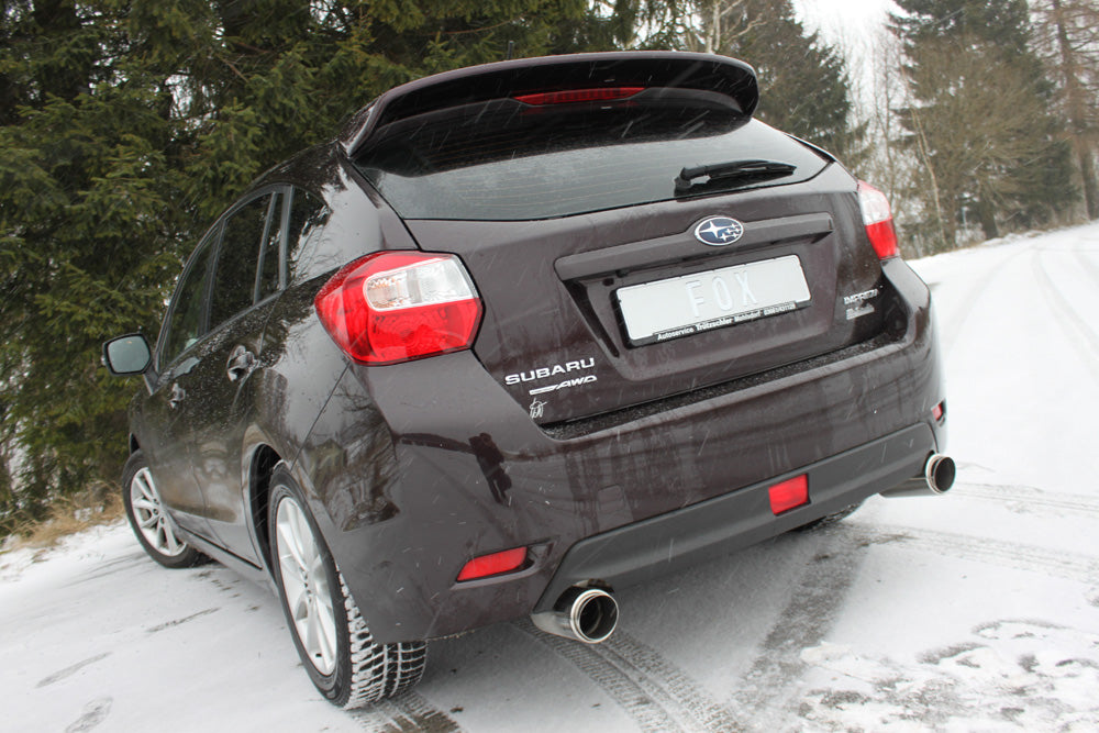 FOX Subaru Impreza GP 4x4 Endschalldämpfer quer Ausgang rechts/links - 1x100 Typ 27 rechts/links