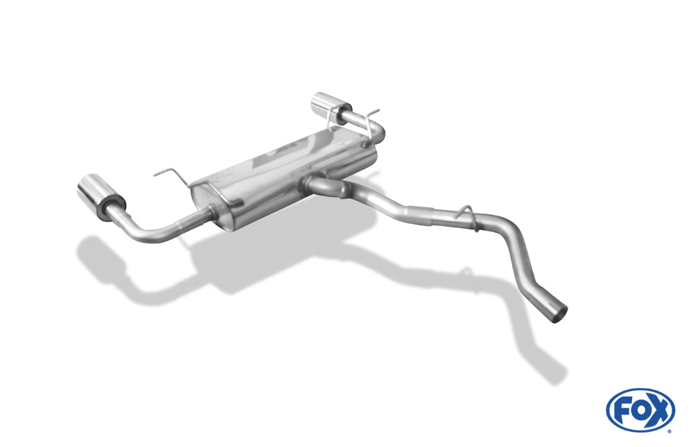FOX Subaru Impreza GT7 AWD Endschalldämpfer quer Ausgang rechts/links - 1x100 Typ 16 rechts/links
