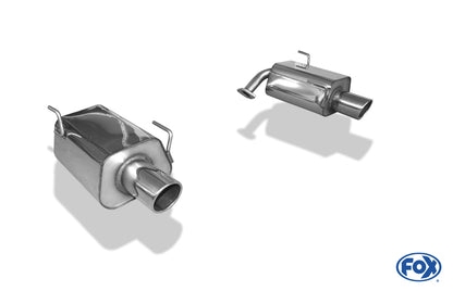 FOX Subaru Forester - SH Endschalldämpfer rechts/links - 1x100 Typ 16 rechts/links