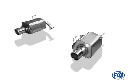 FOX Subaru Forester - SJ Endschalldämpfer rechts/links - 1x100 Typ 16 rechts/links
