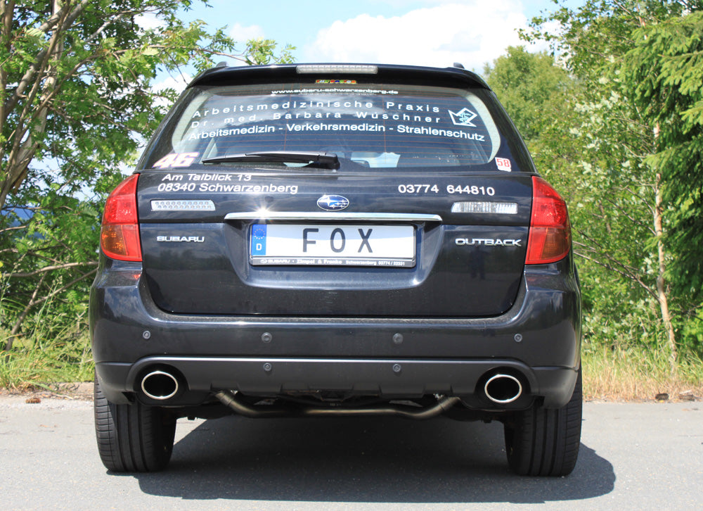 FOX Subaru Outback/ Legacy Outback BP - Kombi (Station Wagon) Endschalldämpfer rechts/links - 115x85 Typ 44 rechts/links