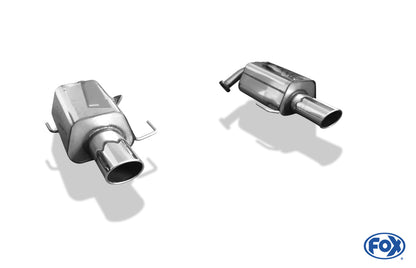 FOX Subaru Outback/ Legacy Outback BP - Kombi (Station Wagon) Endschalldämpfer rechts/links - 129x106 Typ 44 rechts/links